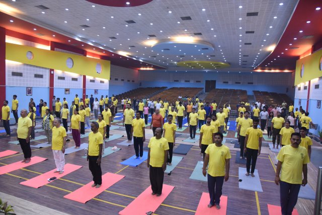 MNNIT ALLAHABAD CELEBRATED 8TH INTERNATIONAL DAY OF YOGA 2022