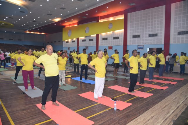 MNNIT ALLAHABAD CELEBRATED 8TH INTERNATIONAL DAY OF YOGA 2022