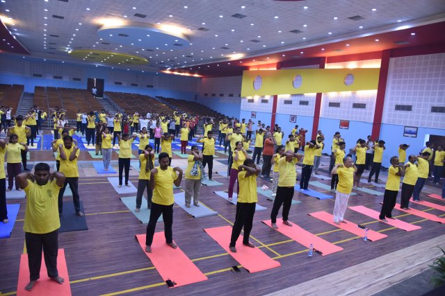 MNNIT ALLAHABAD CELEBRATED 8TH INTERNATIONAL DAY OF YOGA 2022