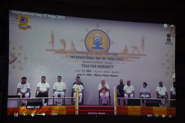 MNNIT ALLAHABAD CELEBRATED 8TH INTERNATIONAL DAY OF YOGA 2022